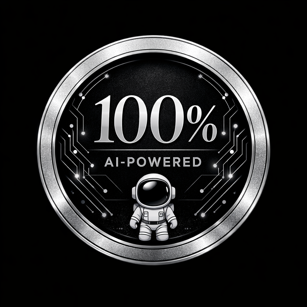 100% AI Badge
